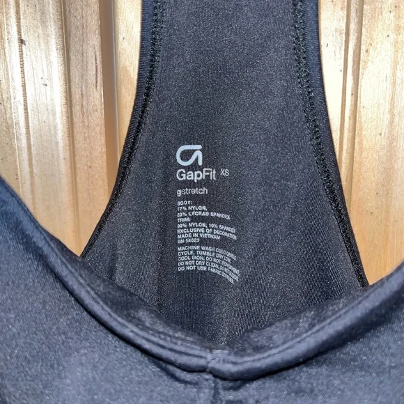 2/$15 GapFit women’s XS black athletic tank top - Picture 10 of 10